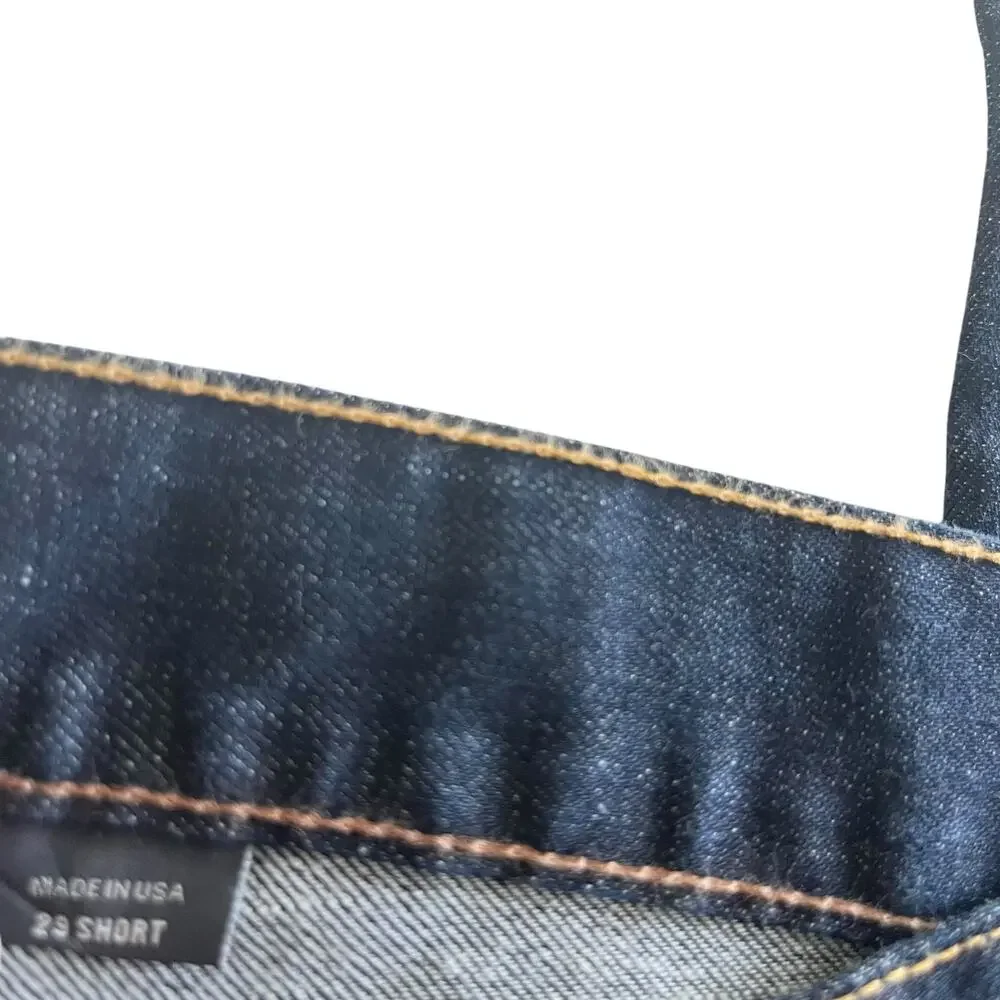Armani Exchange Mid Rise Dark Wash Blue Denim Skinny Jeans Size 29 Short